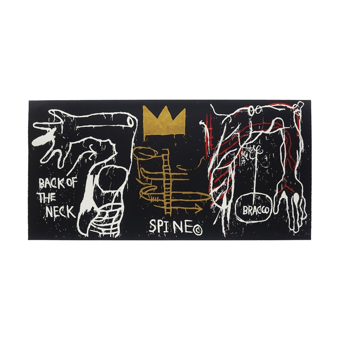 Работа из частной европейской коллекции Jean-Michel Basquiat Back of the Neck, 1983  Оценочная стоимость £200 000 – 300 000